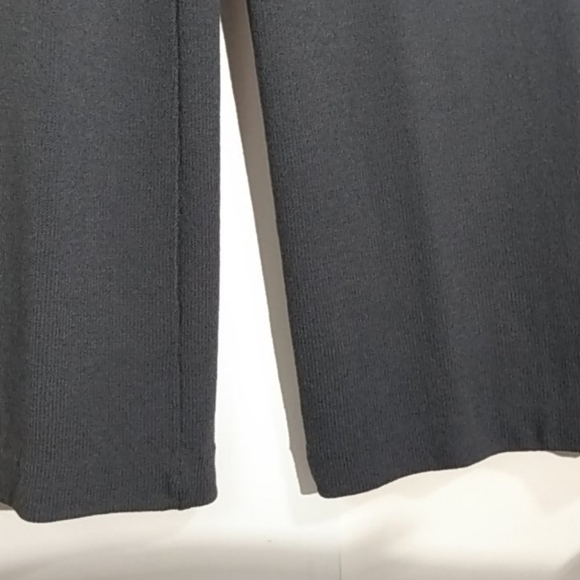ST. JOHN COLLECTION DARK GRAY WOOL KNIT WIDE LEG PANTS SIZE 6 - Picture 6 of 10